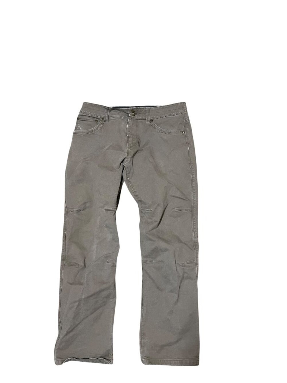Kuhl Rydr 5016 Beige Vintage Patina Dye Straight Canvas Hiking Pants Men's 33